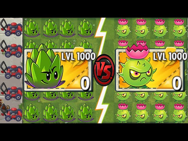 every premium plant level 1000 power-up!in plants vs zombies